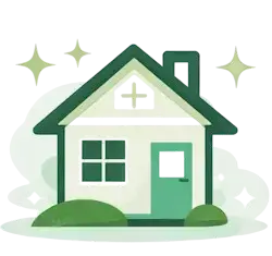 professional cleaners arriving at home for cleaning